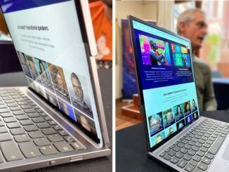 Lenovo presentó un prototipo de ordenador portátil con pantalla enrollable. Lo hemos visto y es alucinante