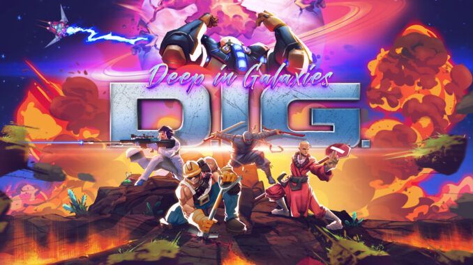 Regalamos cinco claves gratis de ‘DIG – Deep in Galaxies’, un «Mario Bros con armas y explosiones», en nuestro programa de Twitch