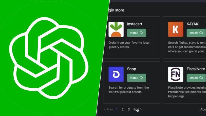 ChatGPT ya tiene plugins y OpenAI su propia «App Store»: una revolución dentro de la revolución