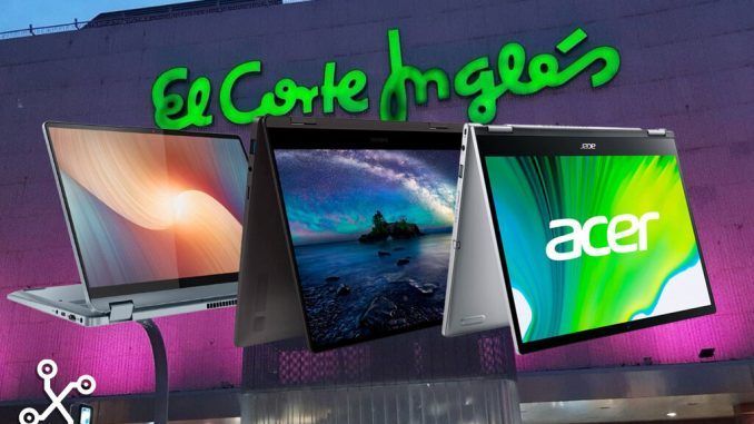 Tecnoprecios en El Corte Inglés: chollos en convertibles  2 en 1 para combatir las Ofertas de Primavera en Amazon
