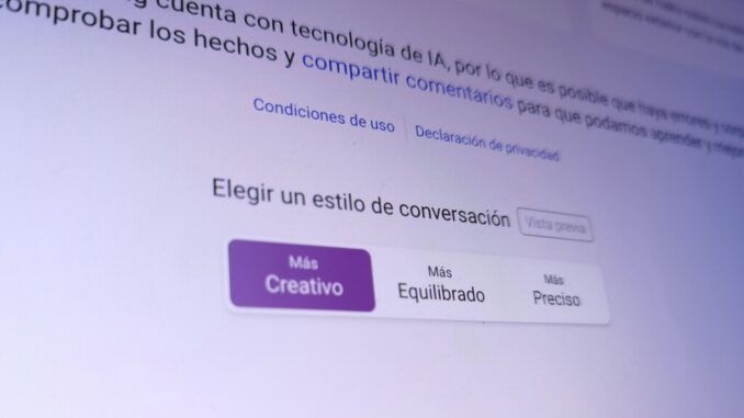 Bing con ChatGPT te deja elegir su «personalidad». Y con ello la precisión (y longitud) de sus respuestas