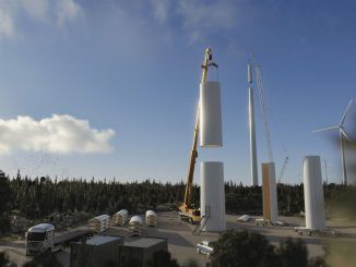 Suecia ha tenido una idea para reducir la huella medioambiental de los aerogeneradores: hacerlos de madera