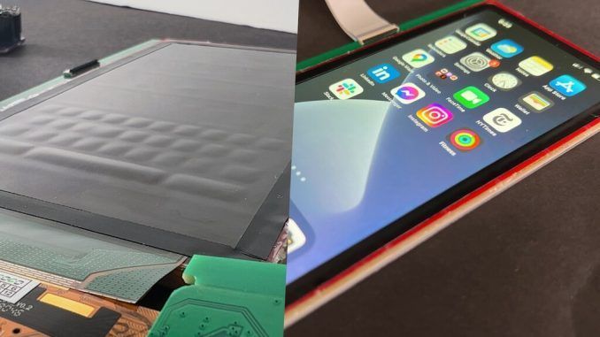 Esta pantalla OLED integra botones y un teclado. Un futuro que combina lo táctil y lo físico es posible