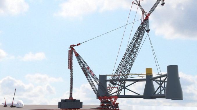 La grúa eléctrica más descomunal del mundo: la respuesta de Países Bajos a aerogeneradores cada vez más grandes