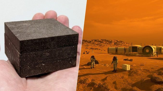Si queremos colonizar Marte necesitaremos nuevos materiales. Y ya tenemos uno: hormigón «cósmico»