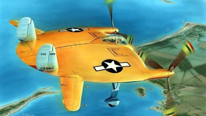 Durante la Segunda Guerra Mundial, EEUU quiso reinventar el avión. Lo que le salió fue un platillo volante