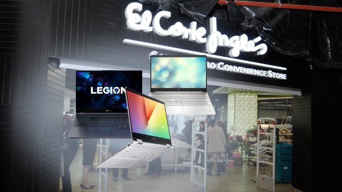 El Corte Inglés está de liquidación en portátiles reacondicionados: rebajas en dispositivos ASUS, HP, Lenovo…