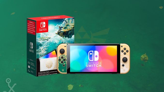 La Nintendo Switch OLED edición limitada Zelda: Tears of the Kingdom ya tiene su primera rebaja