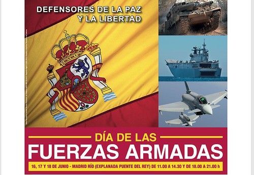 Jornada de puertas abiertas en Madrid Rio por el Día de las Fuerzas Armadas